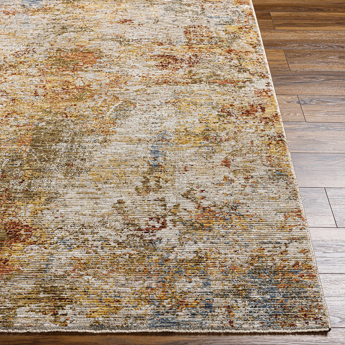 Naila Abstract Modern Marble Fringe IAL2309 Rug