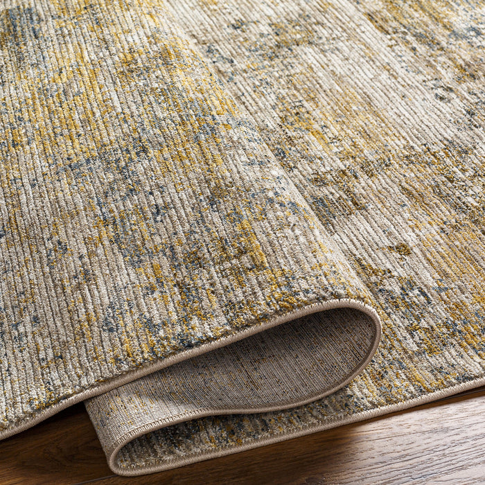 Naila Abstract Modern Marble Fringe IAL2311 Rug