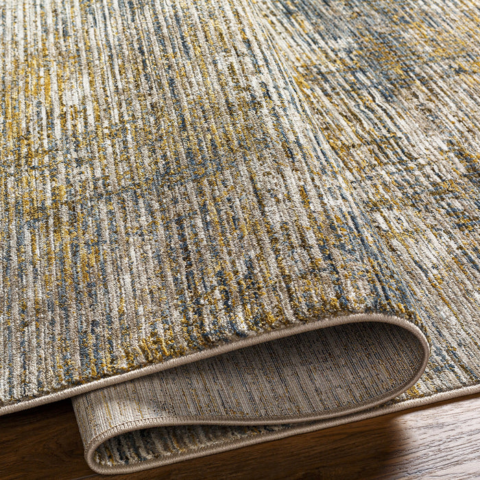 Naila Abstract Modern Marble Fringe IAL2316 Rug