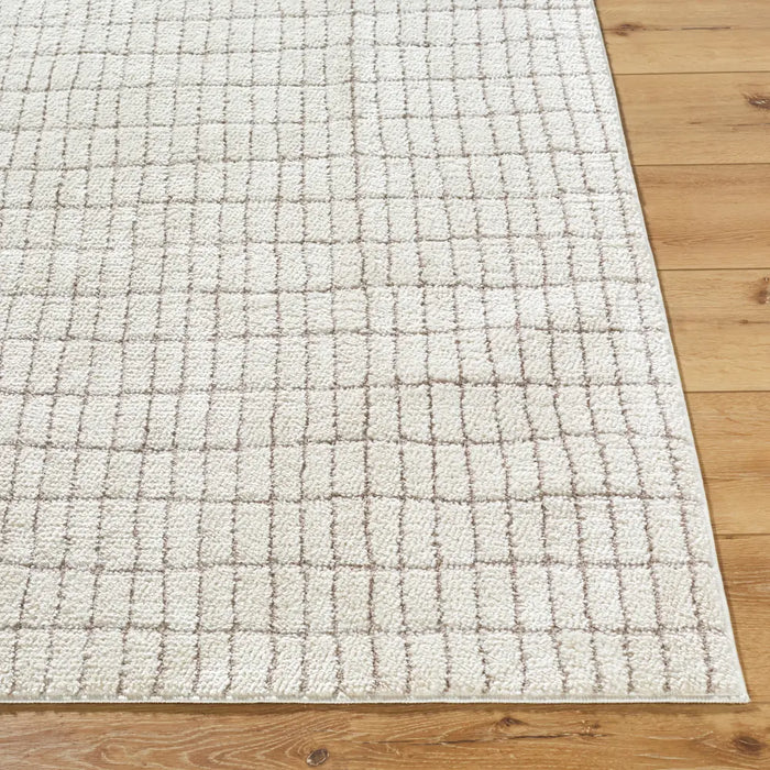 Cascade Our Pnw Home X Livabliss Scandi High Pile Ivory/Taupe Area Rug PNWCS2307