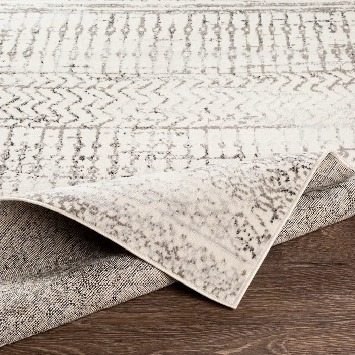 Makiki Scandi  Global Light Grey Area Rug PSS2310