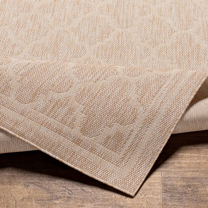 Tuareg Vintage Beige Ivory Traditional Boho In & Outdoor JuteLook Rug TRG2373