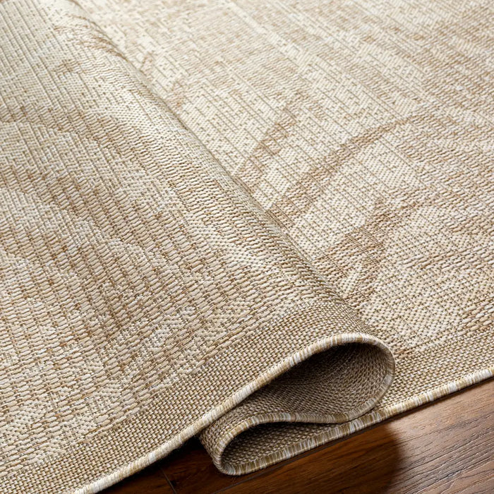 Vanessa In- & Outdoor Coastal JuteLook Brown Area Rug TRG2384