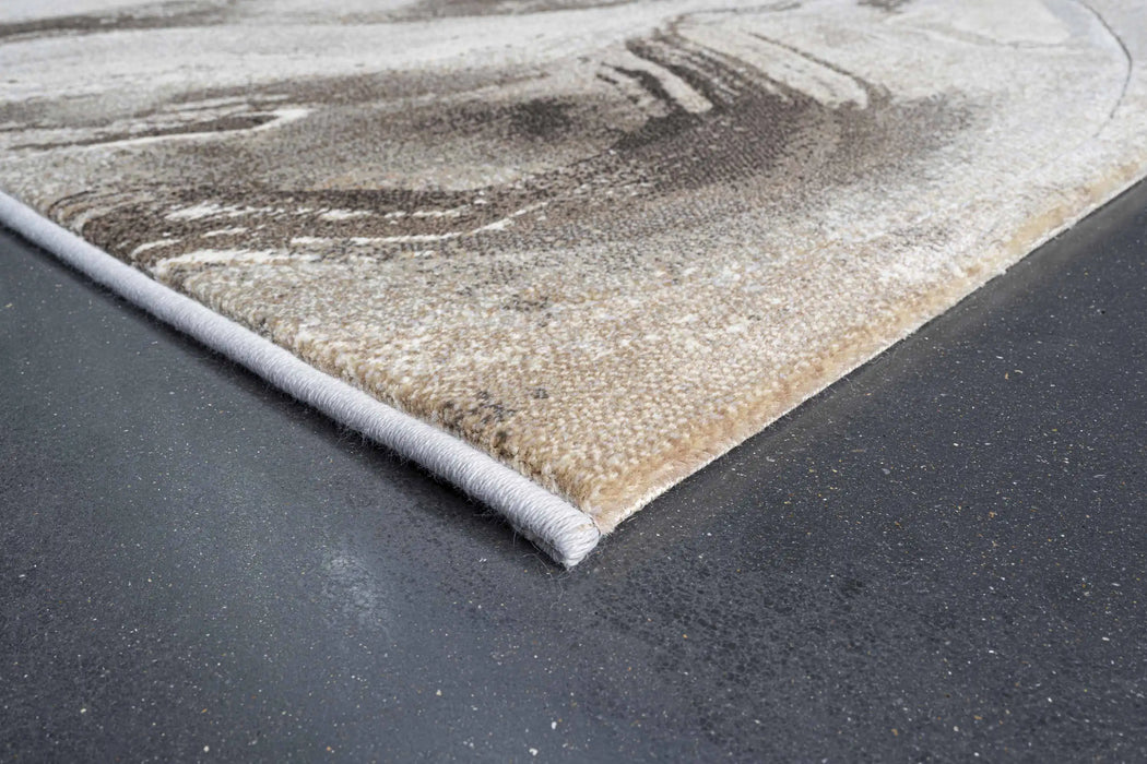 Mastercraft galleria 063 0717 6282 Brown, Grey, Multicoloured, Cream Living Room Moroccan Rug.