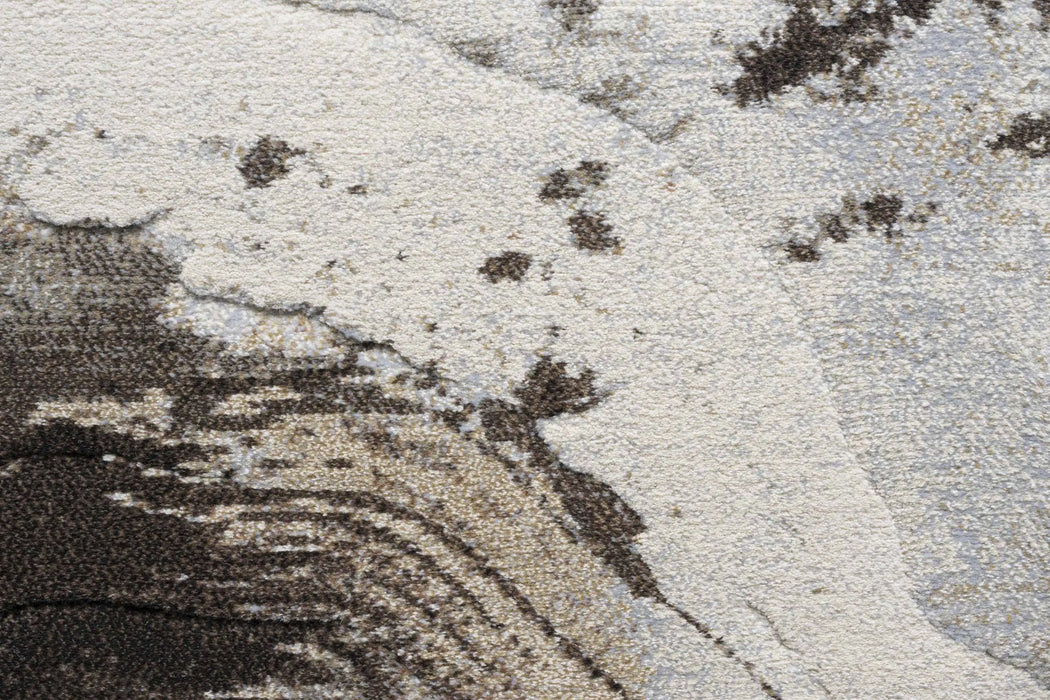 Mastercraft galleria 063 0717 6282 Brown, Grey, Multicoloured, Cream Living Room Moroccan Rug.