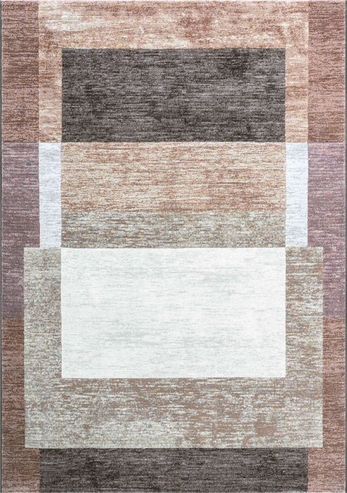 Mastercraft galleria 063 0736 5280 Brown, Multicoloured Living Room Moroccan Rug.