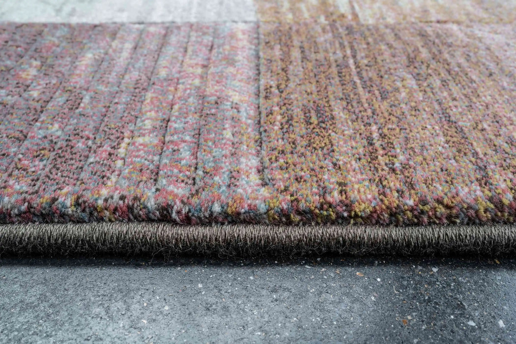 Mastercraft galleria 063 0736 5280 Brown, Multicoloured Living Room Moroccan Rug.