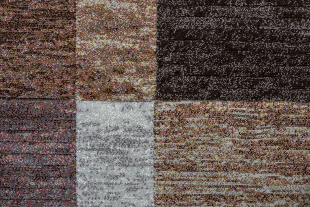 Mastercraft galleria 063 0736 5280 Brown, Multicoloured Living Room Moroccan Rug.