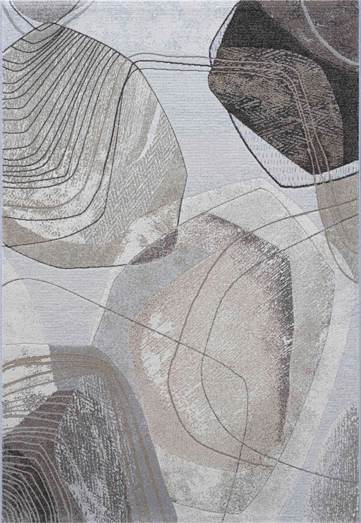 Mastercraft galleria 063 0763 6282 Grey, Multicoloured Living Room Moroccan Rug.