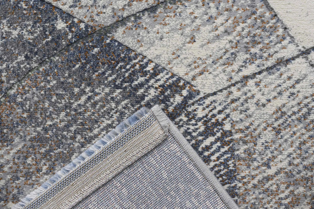 Mastercraft galleria 063 0763 7656 Grey, Multicoloured Living Room Moroccan Rug.