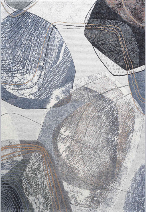 Mastercraft galleria 063 0763 7656 Grey, Multicoloured Living Room Moroccan Rug.