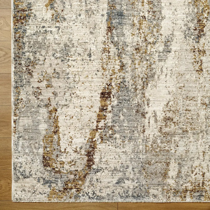 Arda Abstract Modern Marble Fringe ACZ2304 Rug
