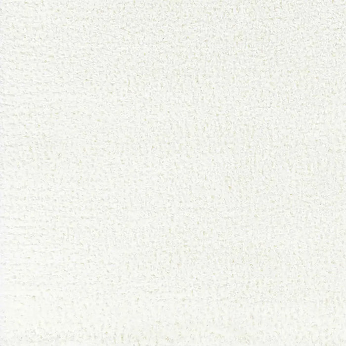 Claire Shaggy Solid Color Plush Pile OffWhite Rug CDG2302