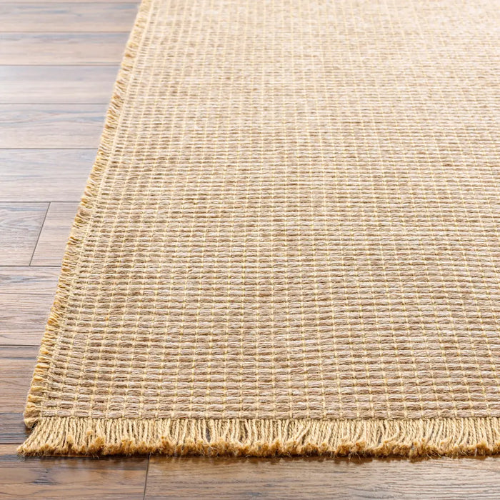 Kimi Becki Owens X Livabliss Solid And Border Brown Jute Area BOKM2303