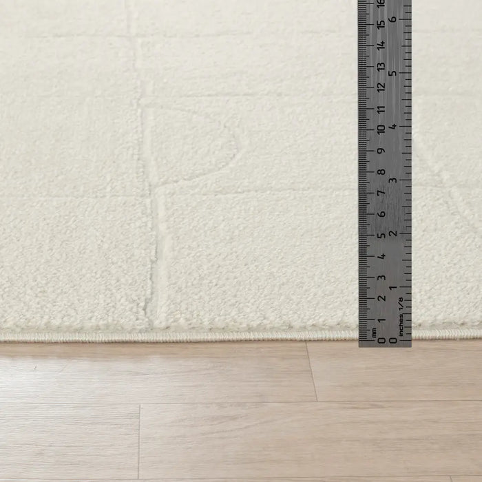 Hope Scandi Modern High Pile Ivory/OffWhite Area FEU2314