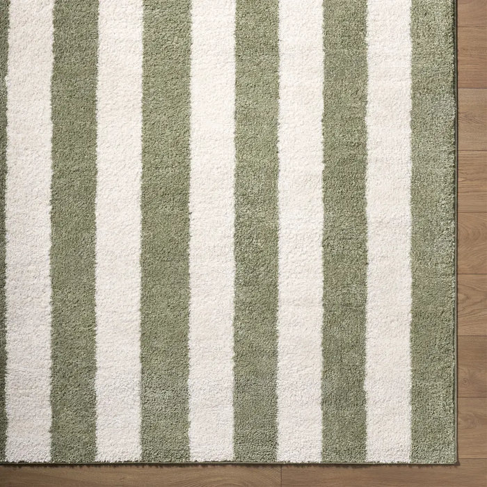 Fossay Shag Washable Modern High Pile Striped FSG2346 Rug