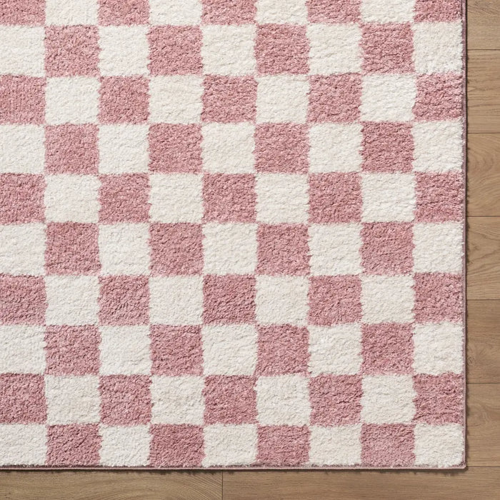 Fossay Shag Washable Modern High Pile Checkered FSG2354 Rug