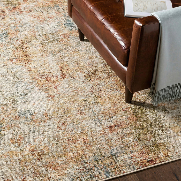 Naila Abstract Modern Marble Fringe IAL2309 Rug