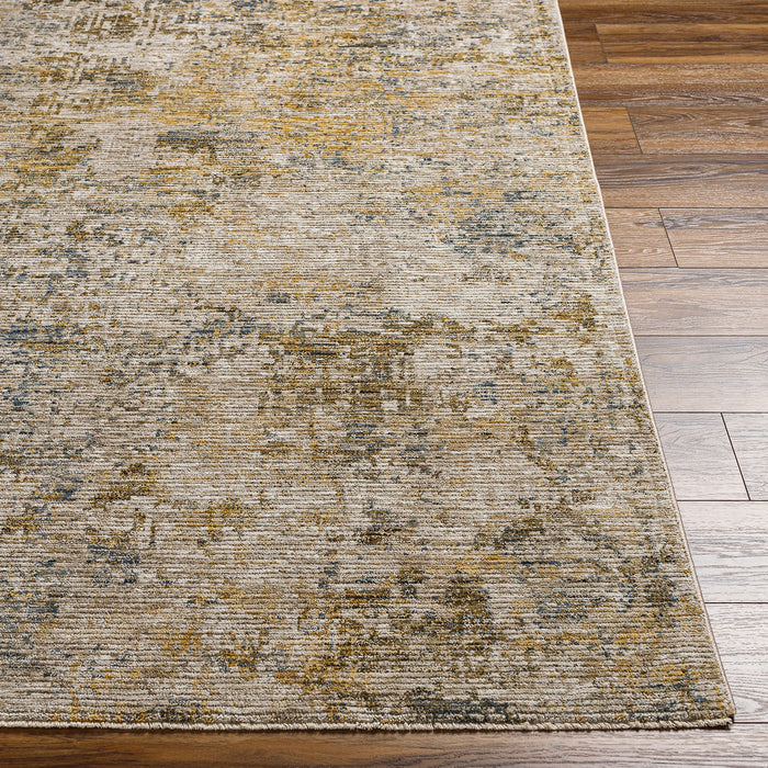 Naila Abstract Modern Marble Fringe IAL2311 Rug