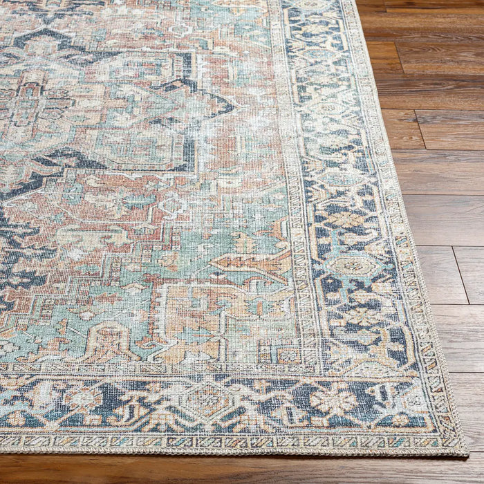 Dido Machine Washable Traditionnal Boho Sage Area KMR2307