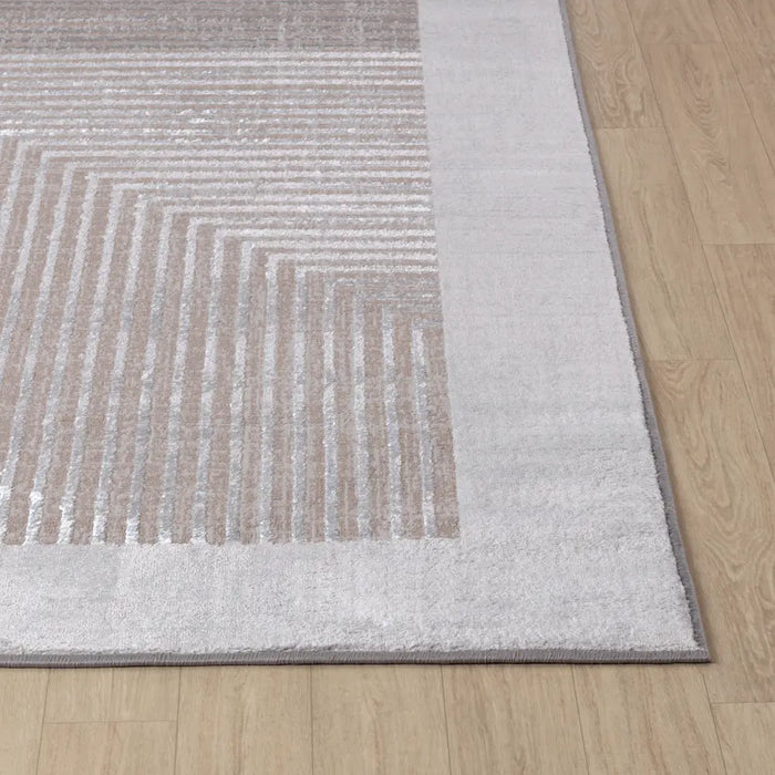 Aitana Scandi Modern Beige/White Area Rug LSR2346