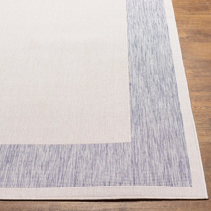 Layla In- & Outdoor Blue Ivory Cottage Rug TRG2367