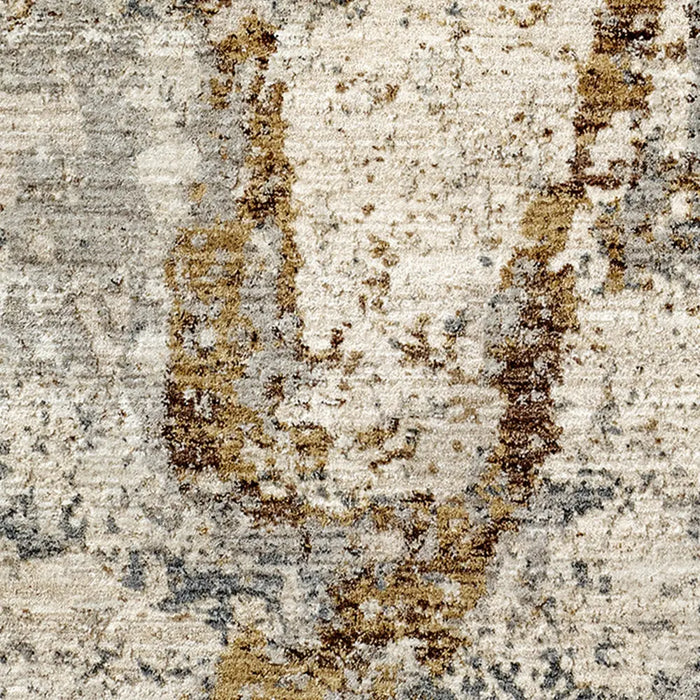 Arda Abstract Modern Marble Fringe ACZ2304 Rug