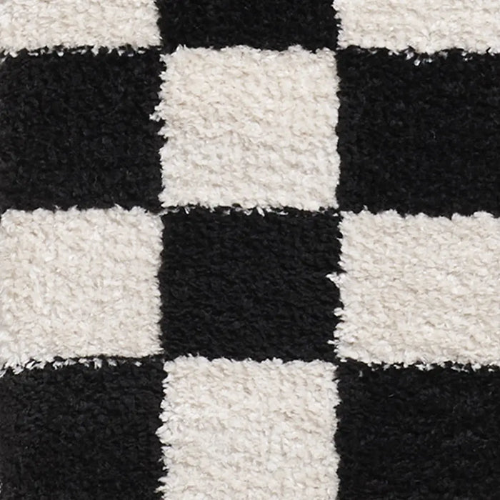 Fossay Shag Washable Modern High Pile Checkered FSG2347 Rug