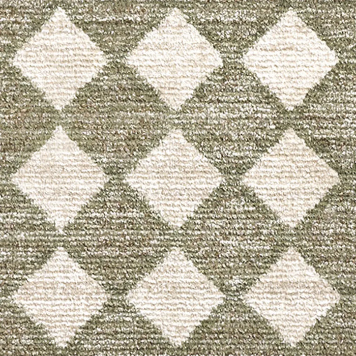 Galey Alix Myrtle Avenue VII Geometric Diamond Pattern Fringe GAMY2306 Rug