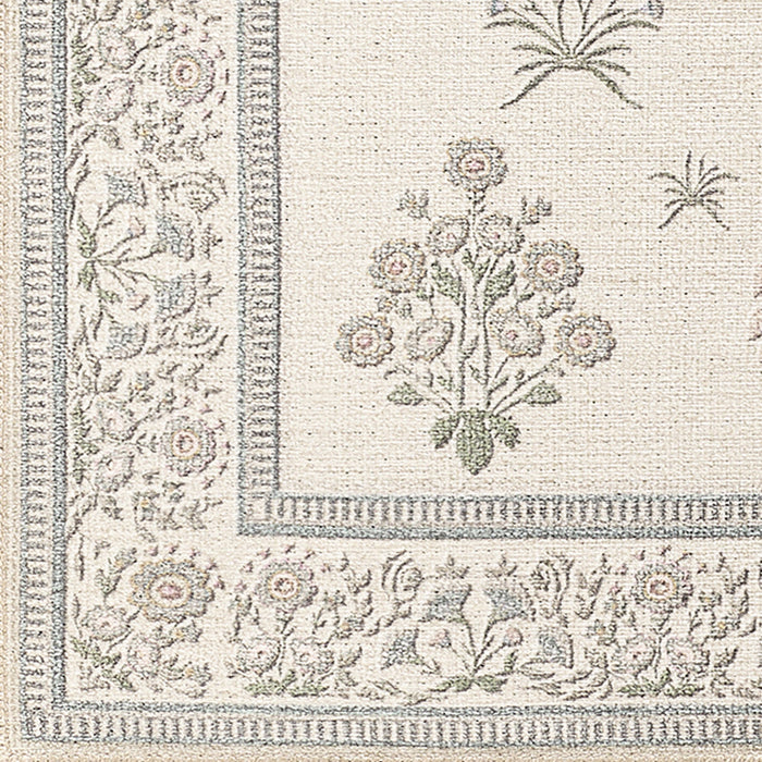 Thistle Washable Modern Floral THT2301 Rug