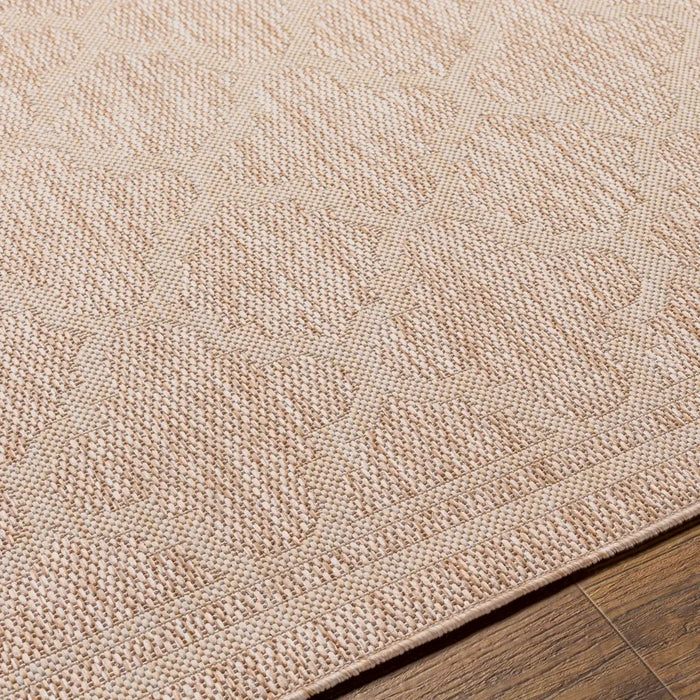 Tuareg Vintage Beige Ivory Traditional Boho In & Outdoor JuteLook Rug TRG2373