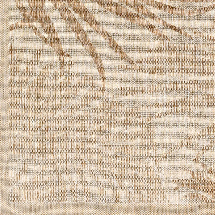 Vanessa In- & Outdoor Coastal JuteLook Brown Area Rug TRG2384