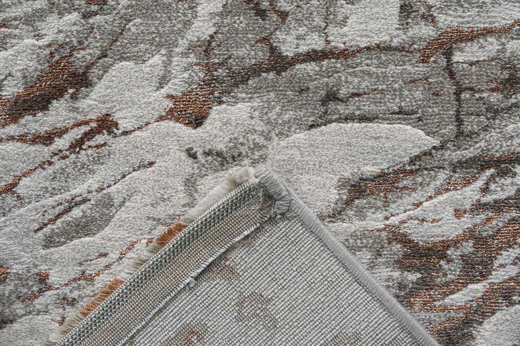 Mastercraft quartz 083 0001 6111 Grey, Ivory, Multicoloured Living Room  Rug.