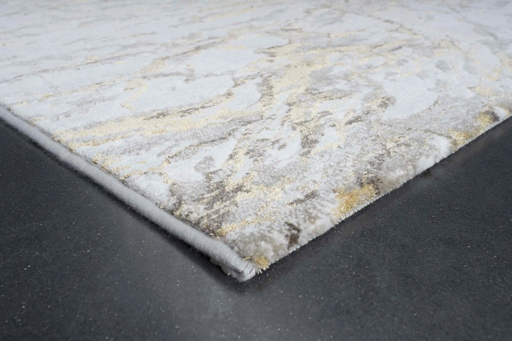 Mastercraft quartz 083 0001 6121 Grey, Yellow, Ivory, Multicoloured Living Room  Rug.
