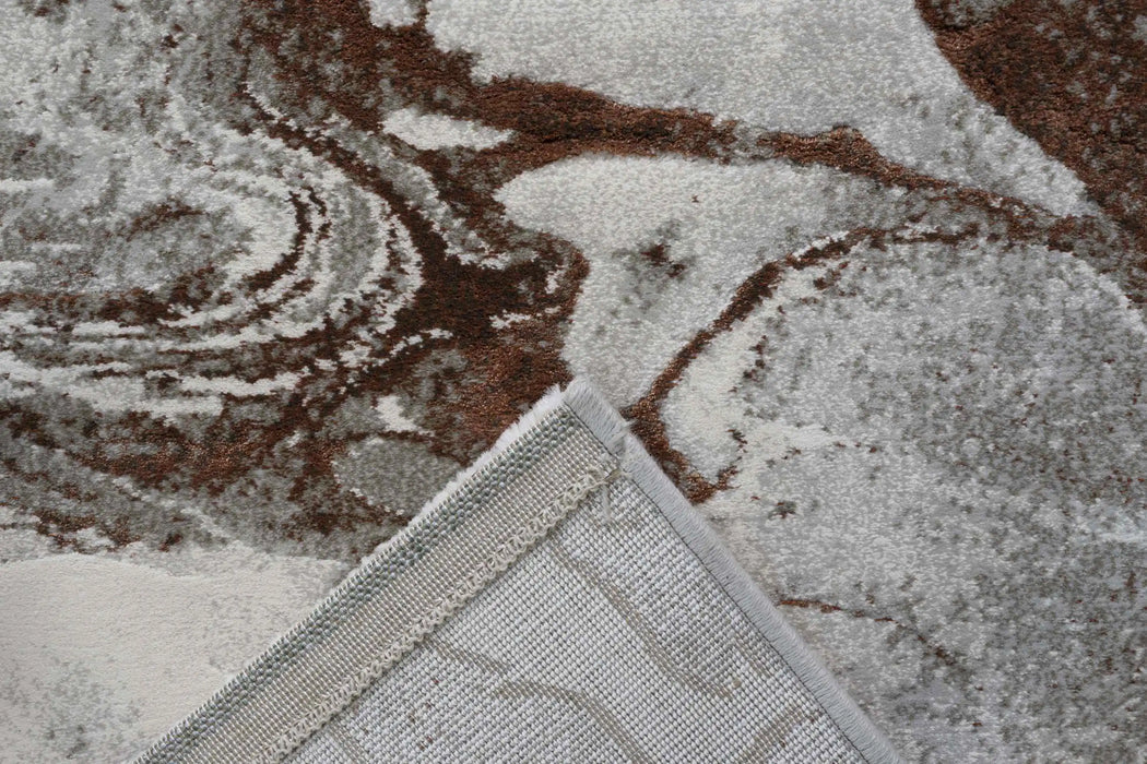 Mastercraft quartz 083 0016 6111 Grey, Ivory, Multicoloured Living Room  Rug.