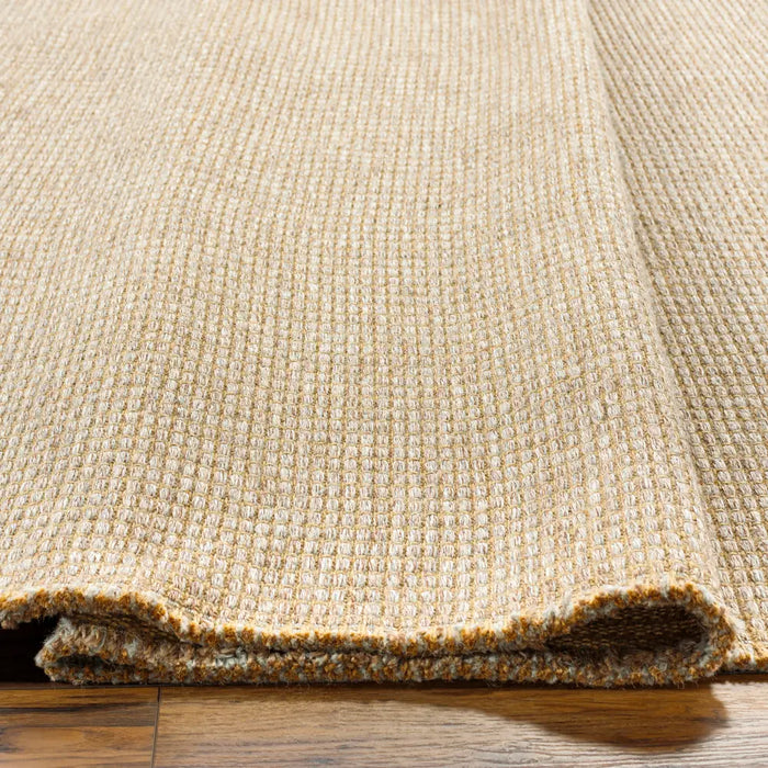 Kimi Becki Owens X Livabliss Solid And Border Taupe Jute Area BOKM2306