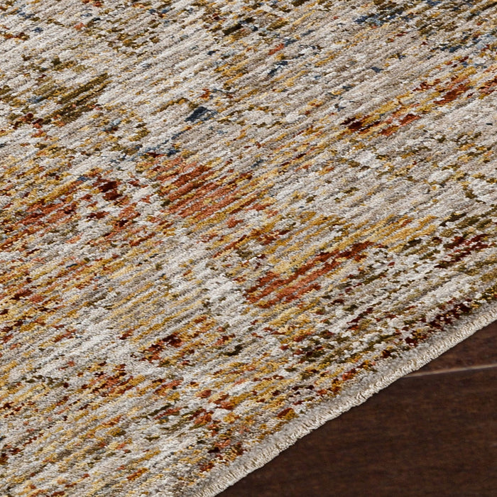 Naila Abstract Modern Marble Fringe IAL2309 Rug