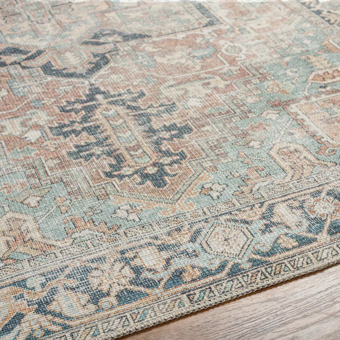 Dido Machine Washable Traditionnal Boho Sage Area KMR2307