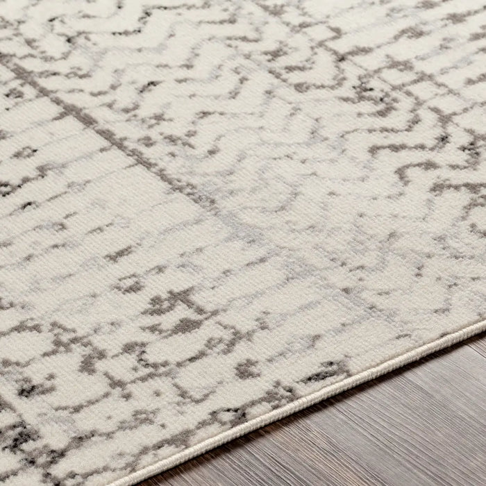 Makiki Scandi  Global Light Grey Area Rug PSS2310