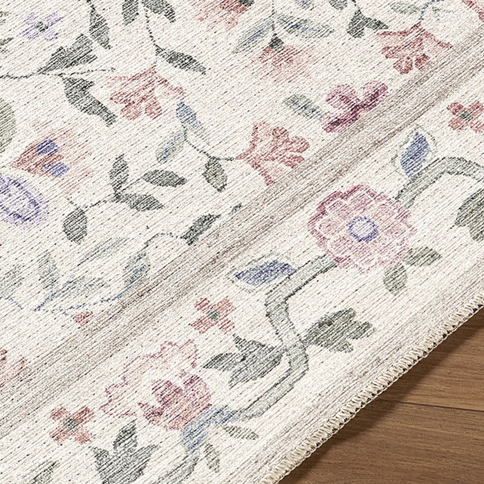 Thistle Washable Modern Floral THT2300 Rug