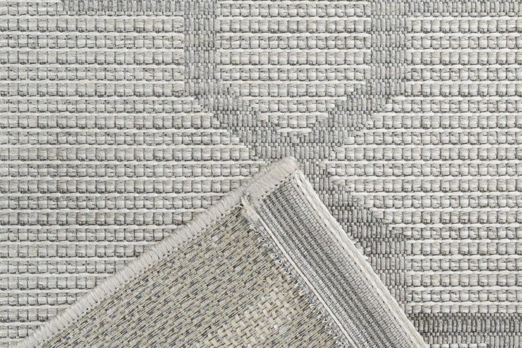 Mastercraft newquay 96003 2001 Grey Living Room Geometric Rug.