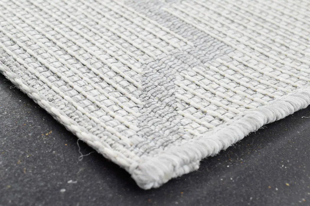 Mastercraft newquay 96003 3001 Grey Living Room Geometric Rug.