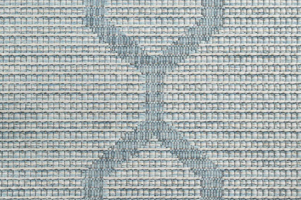 Mastercraft newquay 96003 5001 Blue Living Room Geometric Rug.
