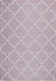 Mastercraft newquay 96003 8007 Purple, Multicoloured Living Room Geometric Rug.