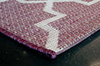 Mastercraft newquay 96003 8007 Purple, Multicoloured Living Room Geometric Rug.