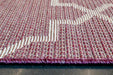 Mastercraft newquay 96003 8007 Purple, Multicoloured Living Room Geometric Rug.