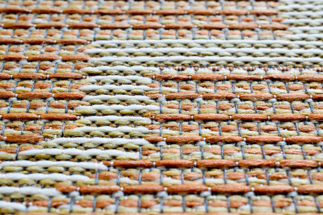 Mastercraft newquay 96003 8008 Orange Living Room Geometric Rug.