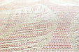 Mastercraft newquay 96014 8002 Multicoloured, Pink Living Room Geometric Rug.