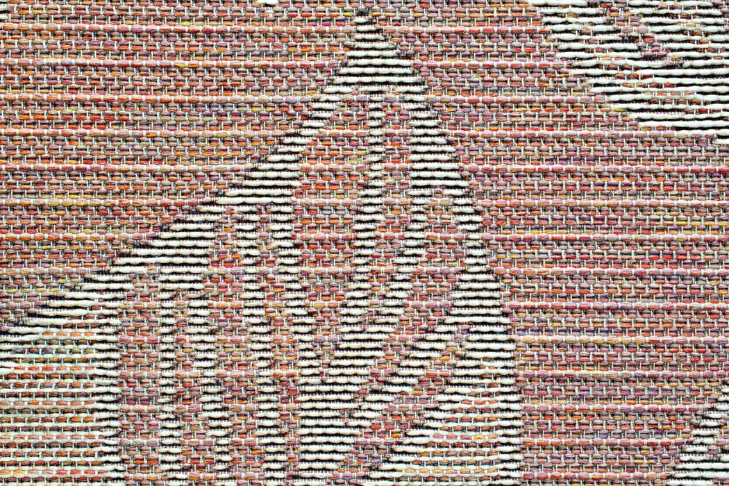 Mastercraft newquay 96014 8002 Multicoloured, Pink Living Room Geometric Rug.