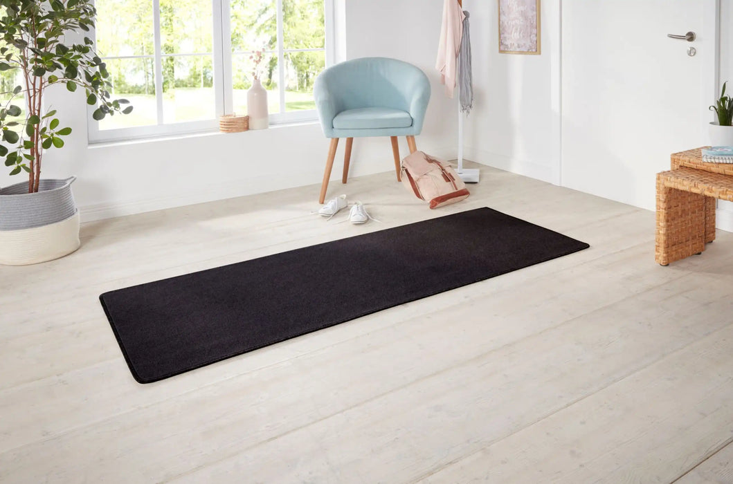 Hanse Home nasty black Black Living Room  Rug.